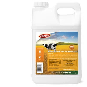 Martin's Permethrin 1% Synergized Pour On insecticide (2.5 Gallon)