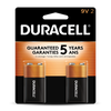 Duracell Coppertop 9V Alkaline Batteries (9V 2 Pk)