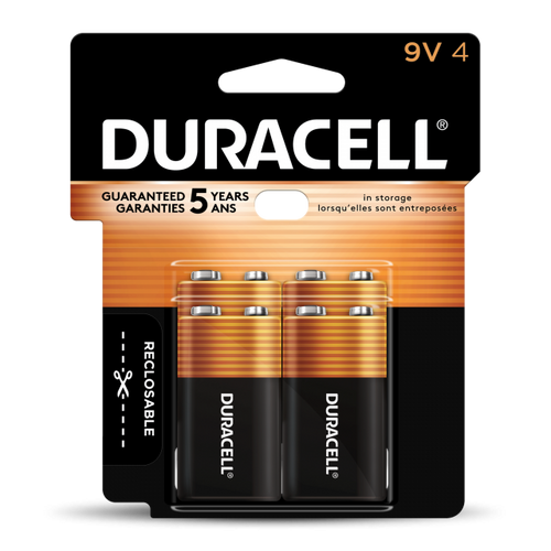 Duracell Coppertop 9V Alkaline Batteries (9V 2 Pk)