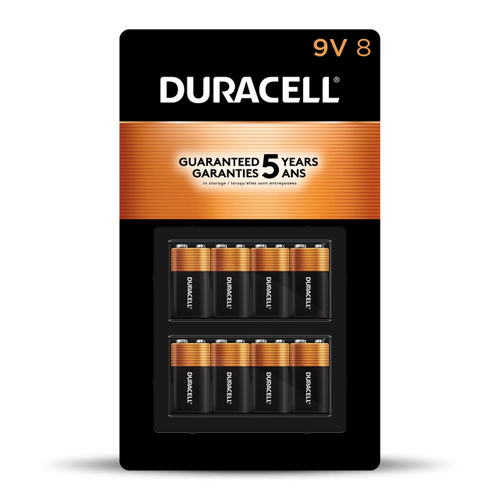 Duracell Coppertop 9V Alkaline Batteries (9V 2 Pk)