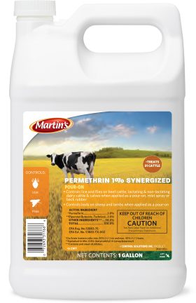 Martin's Permethrin 1% Synergized Pour On insecticide (2.5 Gallon)