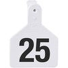 Z Tags No-Snag Calf Ear Tags - White 26-50