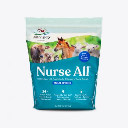 Manna Pro Nurse All® Multi-Species Milk Replacer with Probiotics (3.5 LB)