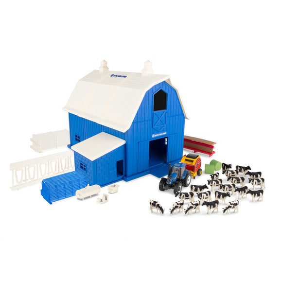 Tomy 1:64 New Holland Dairy Barn Playset