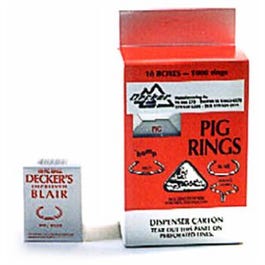 Blair Pig Ring, No. 1, 100-Pk.