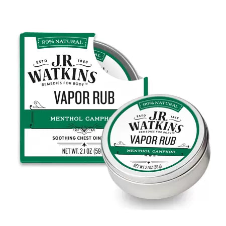 J.R. Watkins Menthol Camphor Medicated Cough Suppressant Rub, 4.1 oz (4.1 oz)