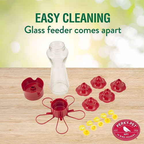 Perky-Pet® Favored Pinch-Waist Glass Hummingbird Feeder (16 oz)
