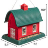 North States Large Red Barn Birdfeeder (8-lb)