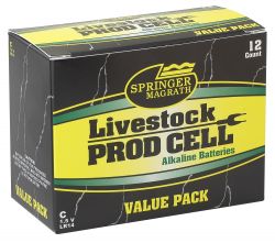 Springer Magrath Livestock Prod Size C Alkaline Batteries, 12 Pack