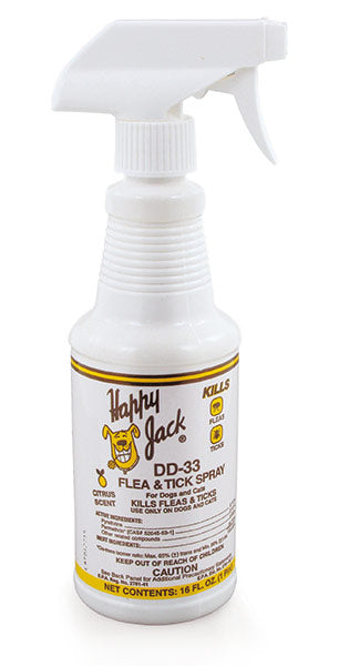 Happy Jack Dd-33 Flea & Tick Spray 16 Oz. For Dogs & Cats (16 oz.)