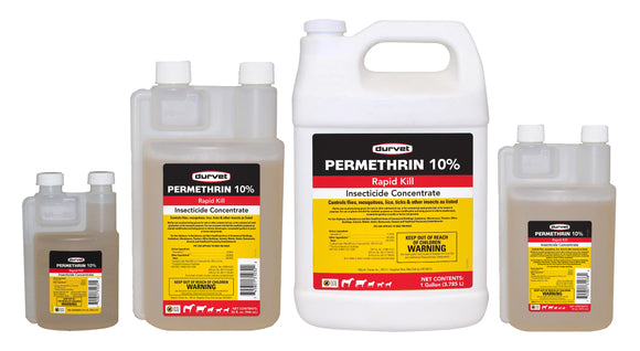 Durvet Inc Permectrin II 10% Concentrated Fly Spray for Horses, Livestock, Dogs - 32 oz (32 oz.)