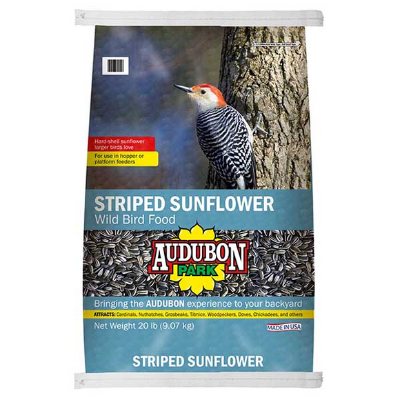 AUDUBON PARK STRIPED SUNFLOWER SEED WILD BIRD FOOD (20 lbs)