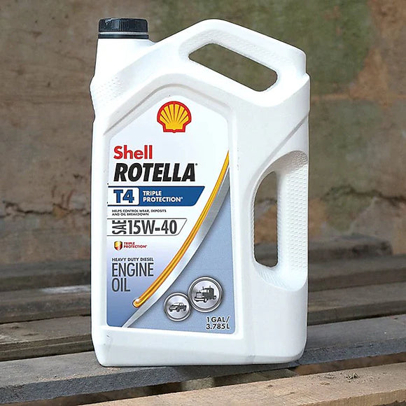 Shell Rotella® T4 Triple Protection 15W-40 1 Gallon (1 Gallon)